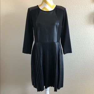 French Connection Faux Leather Dress Size 10